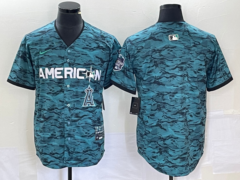 Men's Los Angeles Angels American League Teal 2023 MLB All-Star Limited Blank Jersey